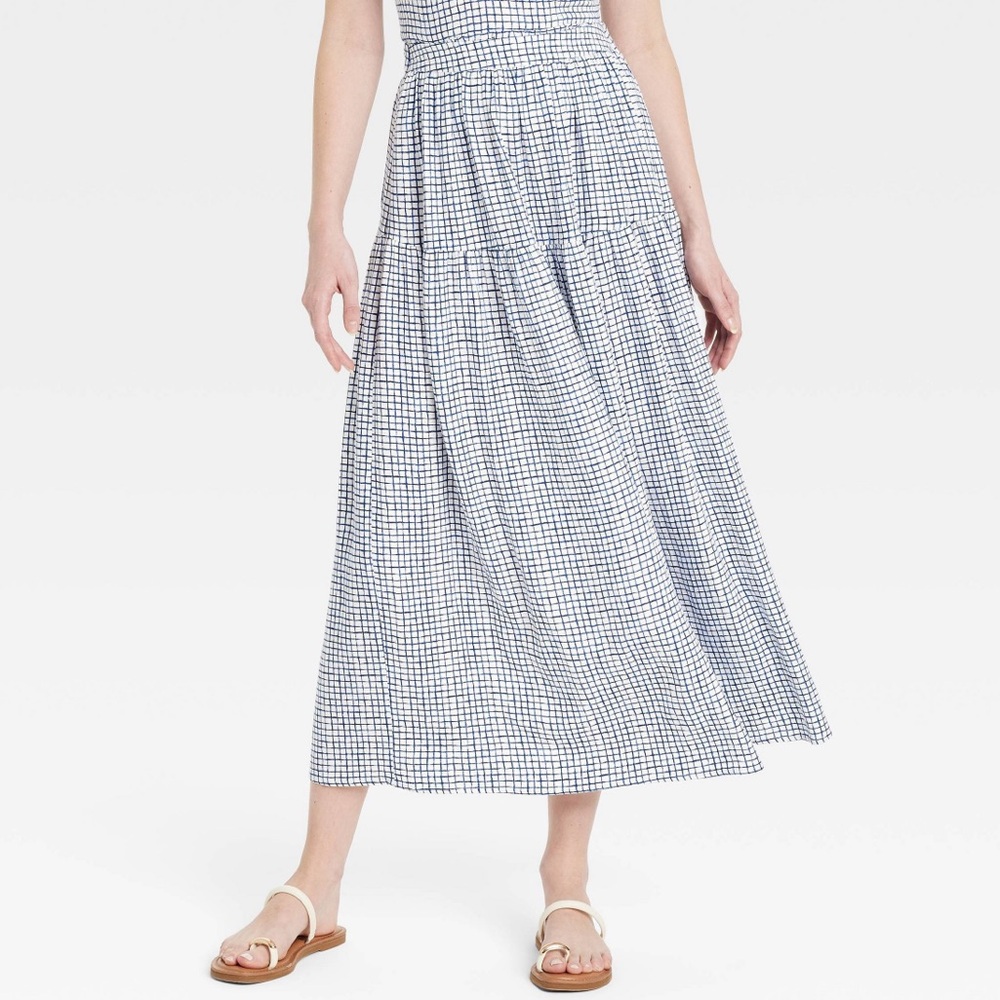 Universal Thread tiered maxi A-line skirt